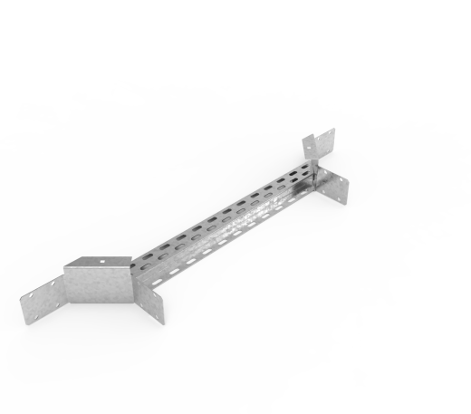 Кабельрост угловой  с R=100 мм ответвительный горизонтальный РУ1ОГ.600.100.100.1,5.1