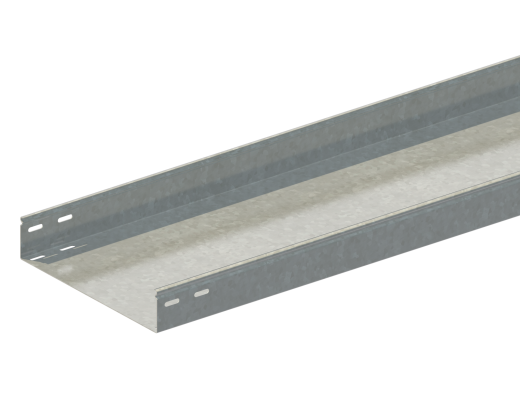 Лоток монтажный прямой неперфорированный замковый ЛПНЗ.300.50.3000.1,2.6