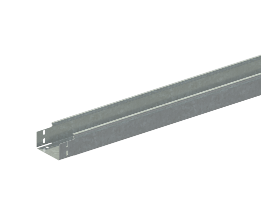 Лоток монтажный прямой неперфорированный замковый ЛПНМ.100.80.2000.1,2.4