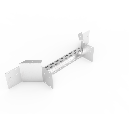 Кабельрост угловой  с R=100 мм ответвительный горизонтальный РУ1ОГ.500.150.100.2.2