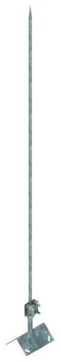 Мачта серии 40 на конструкции прямой конек шириной  150 мм, высотой 113 мм, длиной 1500 мм, толщиной (диаметром) 12 мм нержавеющая сталь ЗМКП.150.113.1500.12.6