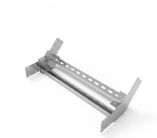 Кабельрост угловой  с R=100 мм 45 вверх РУ145В.700.100.100.2,5.1