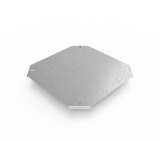 Крышка кабельроста углового с R=100 мм крестообразный горизонтальный РК1КГ.500.20.100.2,5.1