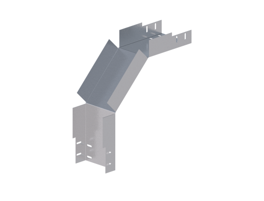 Лоток монтажный угловой 90 вниз ЛУ90Н.150.80.454.2.1