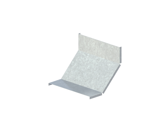 Крышка лотка монтажного углового 90 вверх ЛР90В.300.15.236.1,2.6