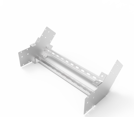 Кабельрост угловой  с R=100 мм 45 вверх РУ145В.700.150.100.2.2