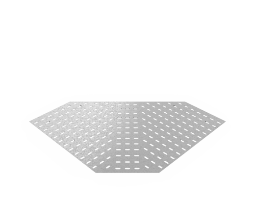 Дно кабельроста углового с R=100 мм 90 горизонтальный РД190Г.800.0.100.3.1