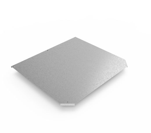 Крышка кабельроста углового с R=100 мм тройниковый горизонтальный РК1ТГ.800.20.100.1,5.1