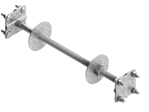 Компенсатор переходной через перекрытия  шириной  70 мм, высотой 70 мм, длиной 500 мм, толщиной 16 мм с гальванопокрытием ЗКП.70.70.500.16.5