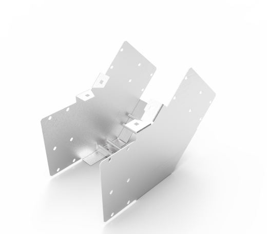 Кабельрост угловой  с R=100 мм 45 вверх РУ145В.300.200.100.1,5.2