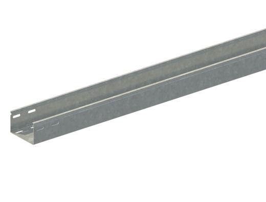 Лоток монтажный прямой неперфорированный замковый ЛПНЗ.100.65.3000.0,7.1