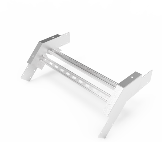 Кабельрост угловой  с R=100 мм 45 вниз РУ145Н.600.100.100.1,5.2