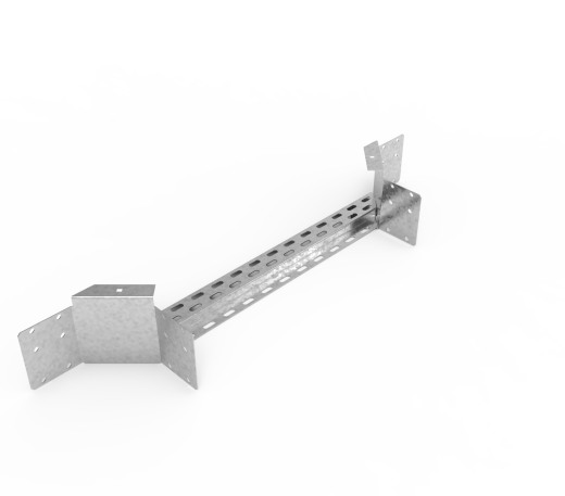 Кабельрост угловой  с R=100 мм ответвительный горизонтальный РУ1ОГ.600.150.100.3.1
