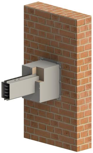 Проход шинопровода (огнестойкость 60 мин.) ПШ 60-3