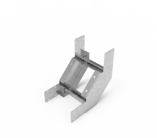 Кабельрост угловой  с R=100 мм 90 вверх РУ190В.200.100.100.2,5.1