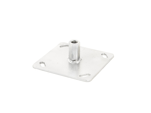 Аксессуары крепление вертикальное резьбовое шириной  150 мм, высотой 150 мм, длиной 60 мм, толщиной (диаметром) 12 мм с гальванопокрытием ЗАКВР.150.150.60.12.14