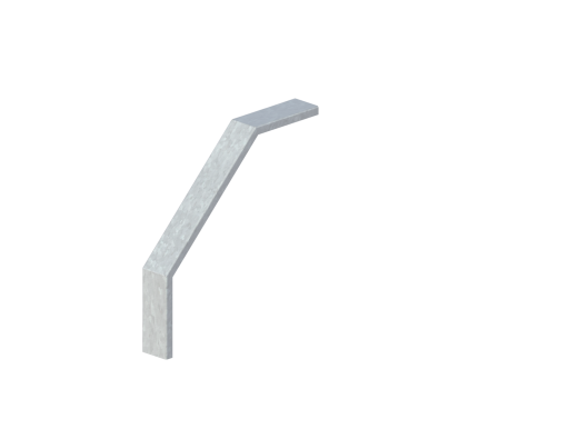 Крышка лотка монтажного углового 90 вниз  ЛР90Н.50.15.356.1,2.4