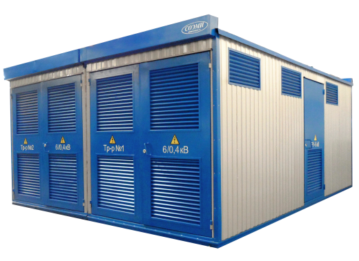 КТПН - Оскол -630 кВт / 6 / 0,4 кВ 21-1.01. Стандарт .4.1-5.2-6.1-7.1(2) С